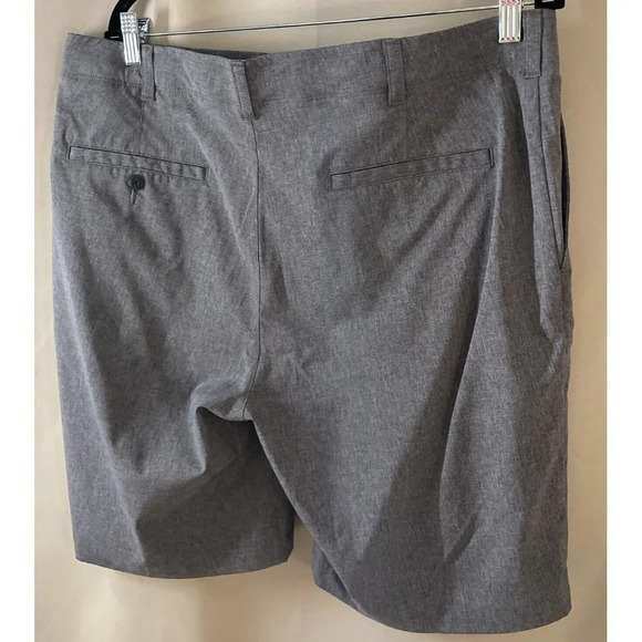 Ben Hogan Gray Men's Golf Tech Performance Shorts Flat Front Size 38 Inseam 10” - Picture 2 of 3